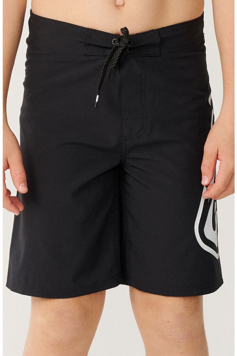 Kids' Mirage Archive Split Board Shorts, Main, color, BLACK