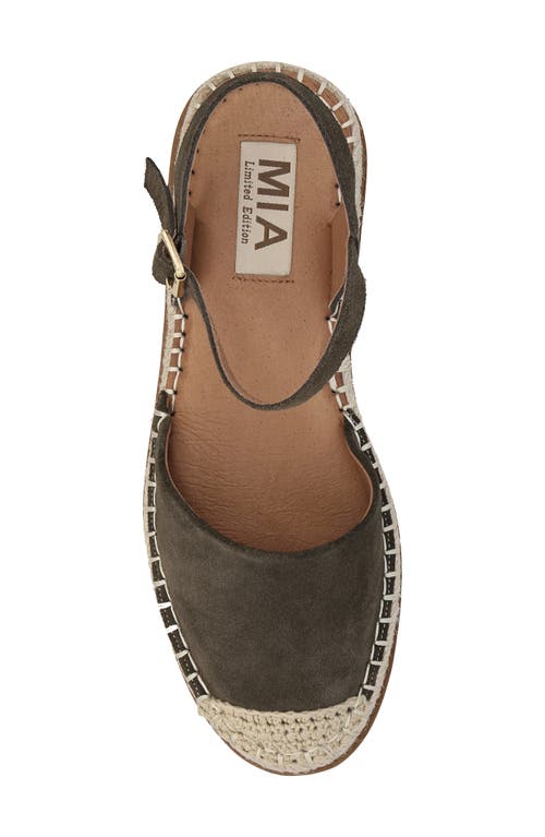 Mia Verona Espadrille Sandal In Khaki