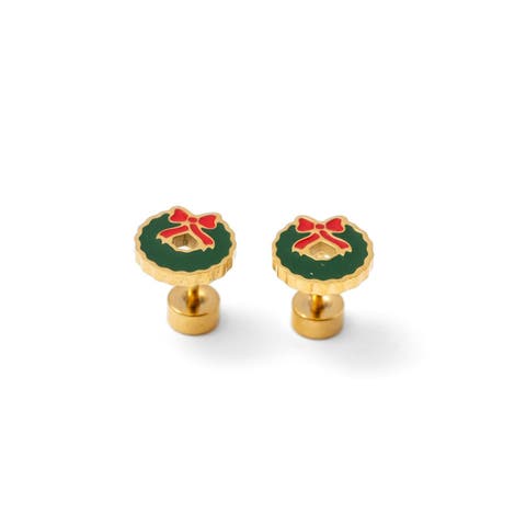 Wreath Stud Earrings