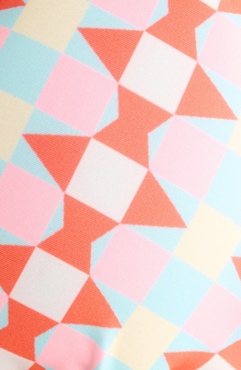 Maaji Geomatrix Ginger Bikini Top, Alternate, color, Red