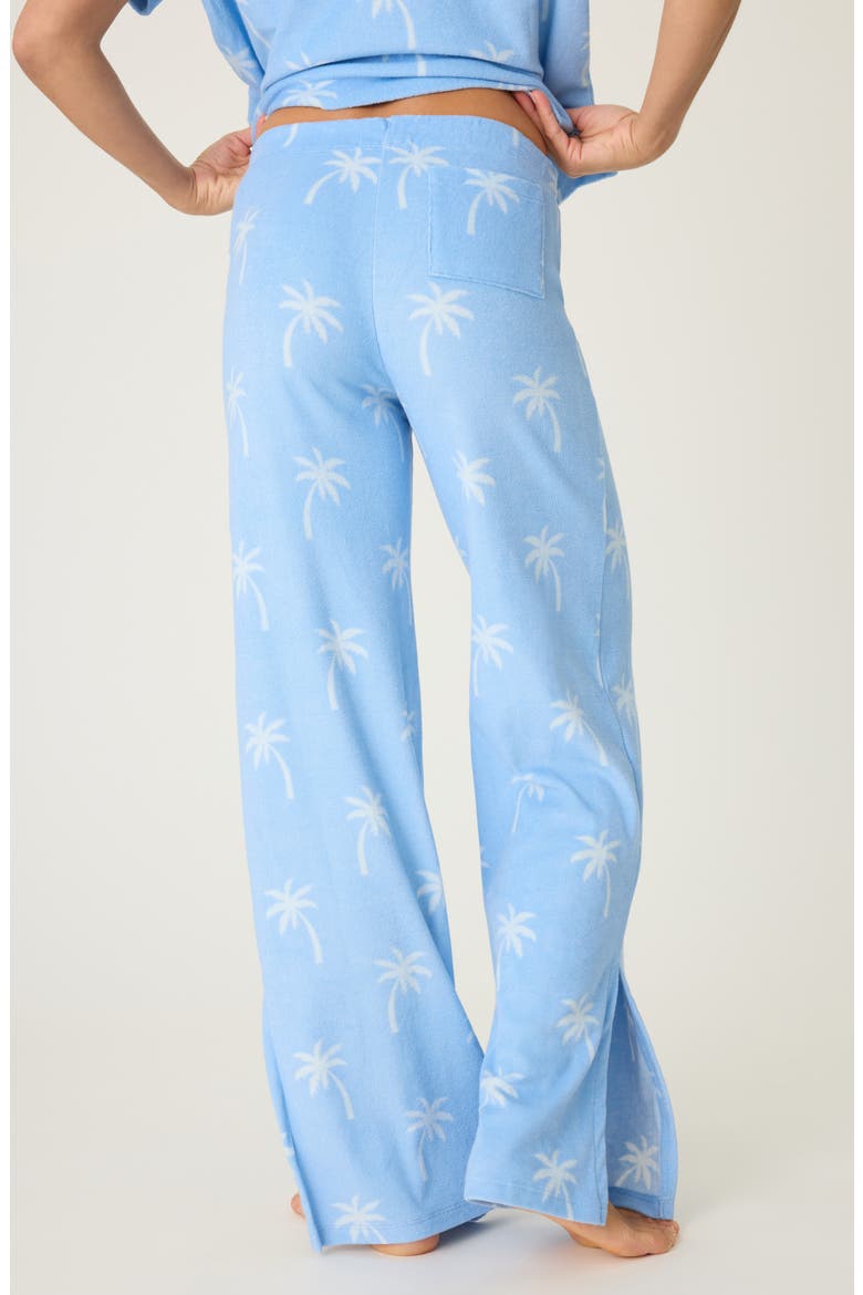 Cabana Terry Pajama Pants, Alternate, color, BRIGHT BLUE
