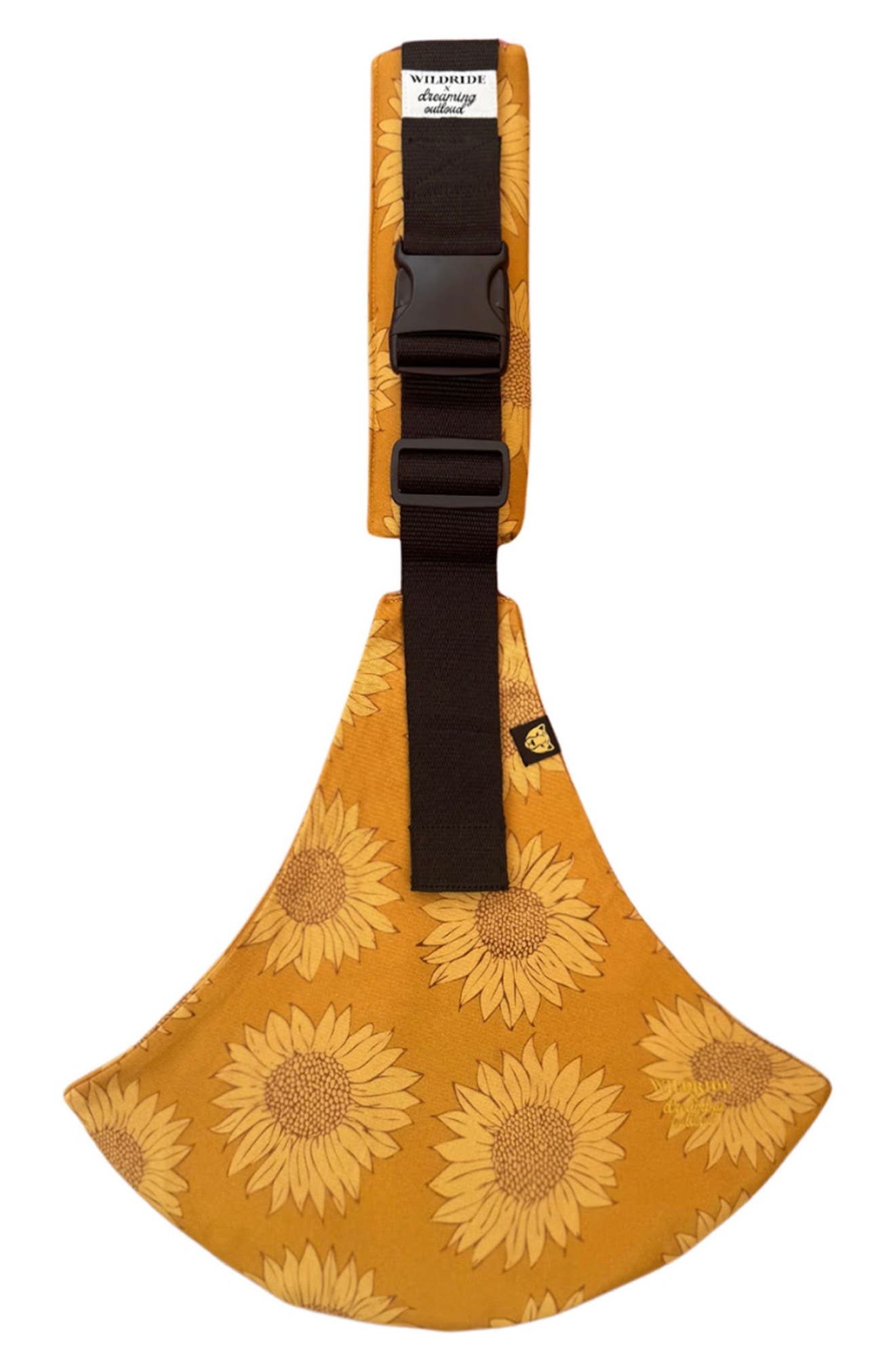 WILDRIDE Toddler Carrier in Dark Yellow Sunflower Print 