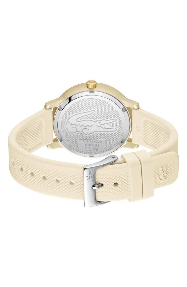 Lacoste 12.12 Go Silicone Strap Watch, 36mm, Alternate, color,