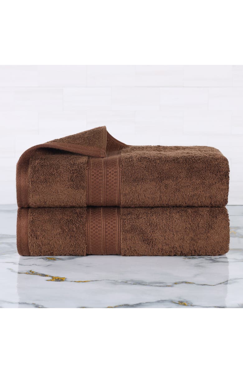 Superior 4-Pack Bath Towel Set, Alternate, color, Cocoa