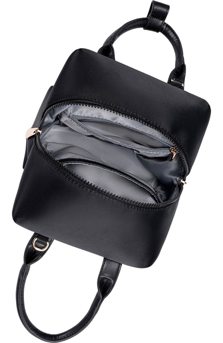 Lux and Nyx Small Origami Crossbody Tote and Handbag For Women, Alternate, color, Black + Gold