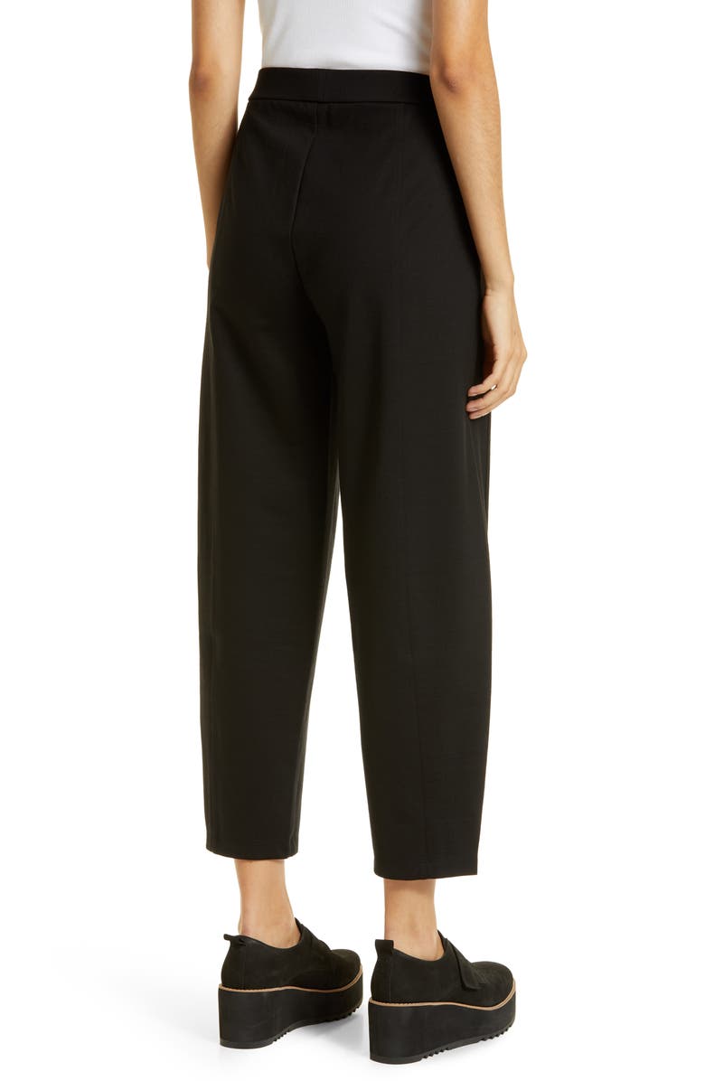Eileen Fisher Ankle Lantern Pants, Alternate, color, Black
