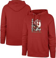 '47 Men's '47 Scarlet San Francisco 49ers Regional Headline Pullover Hoodie