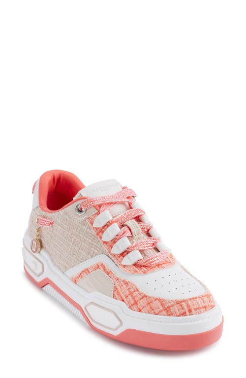 Karl Lagerfeld Charna Lace Up Sneaker In Nude