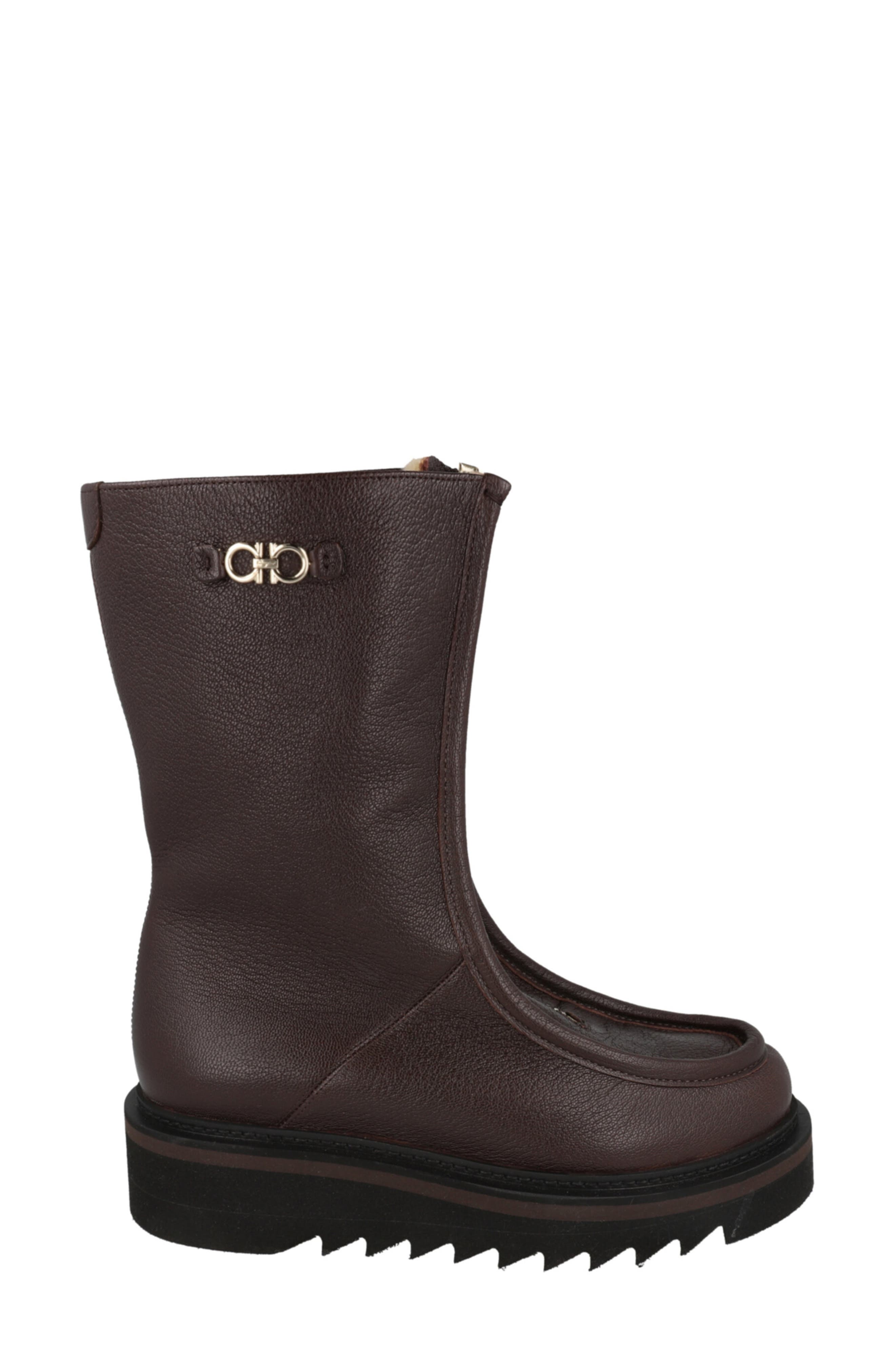 Eurialo Leather Boot, Alternate, color, BROWN