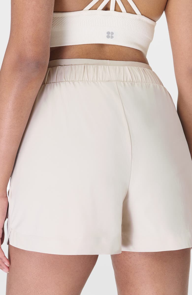 Sweaty Betty Explorer Elevated Shorts, Alternate, color, Mineral Beige