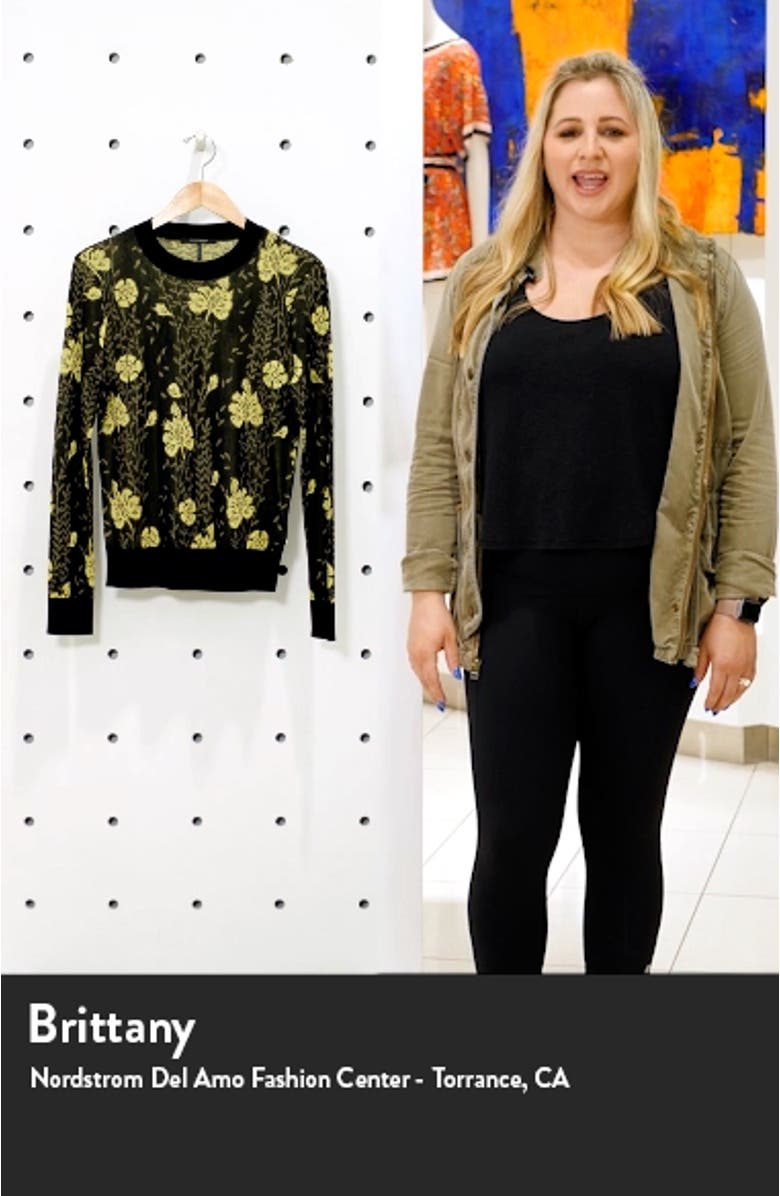 Floral Jacquard Sweater, sales video thumbnail