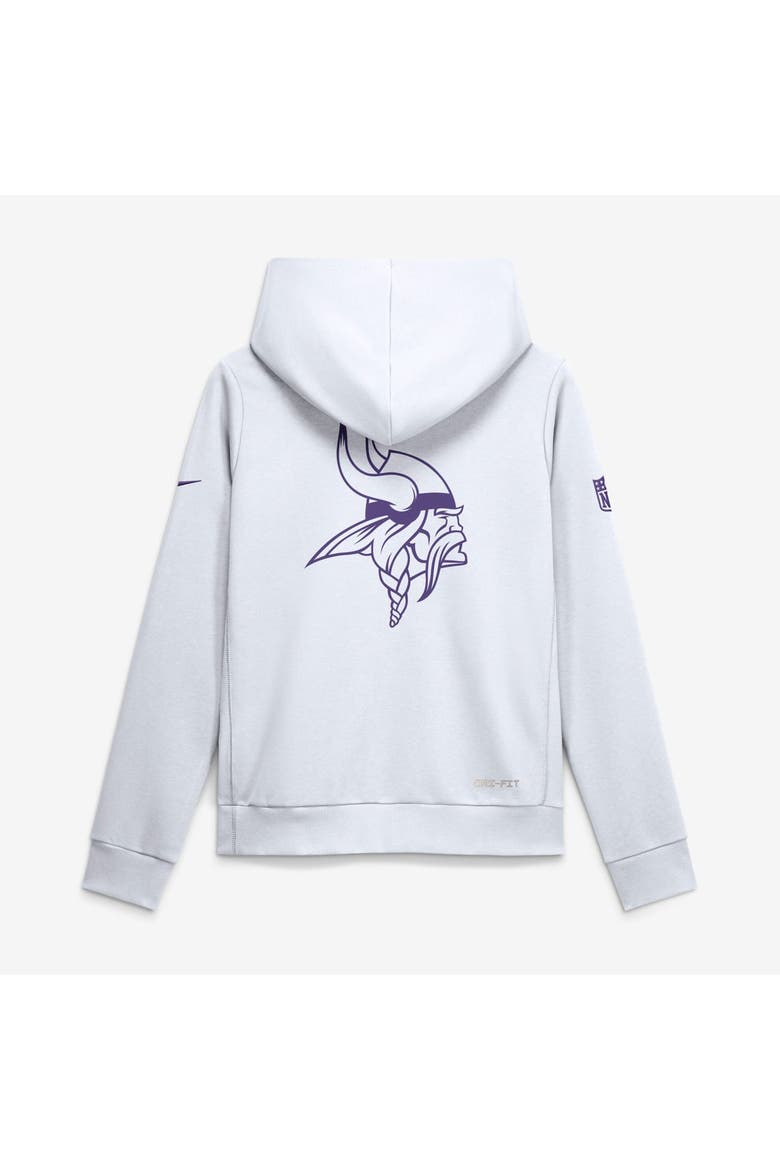 Women's Nike White Minnesota Vikings Alt Sideline Standard Issue Dri-FIT Hoodie, Alternate, color, White