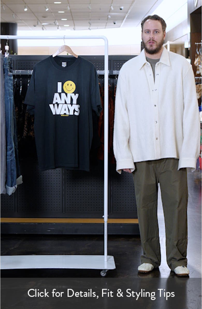 SMILEY<sup>®</sup> Smile Anyways Cotton Graphic T-Shirt, sales video thumbnail