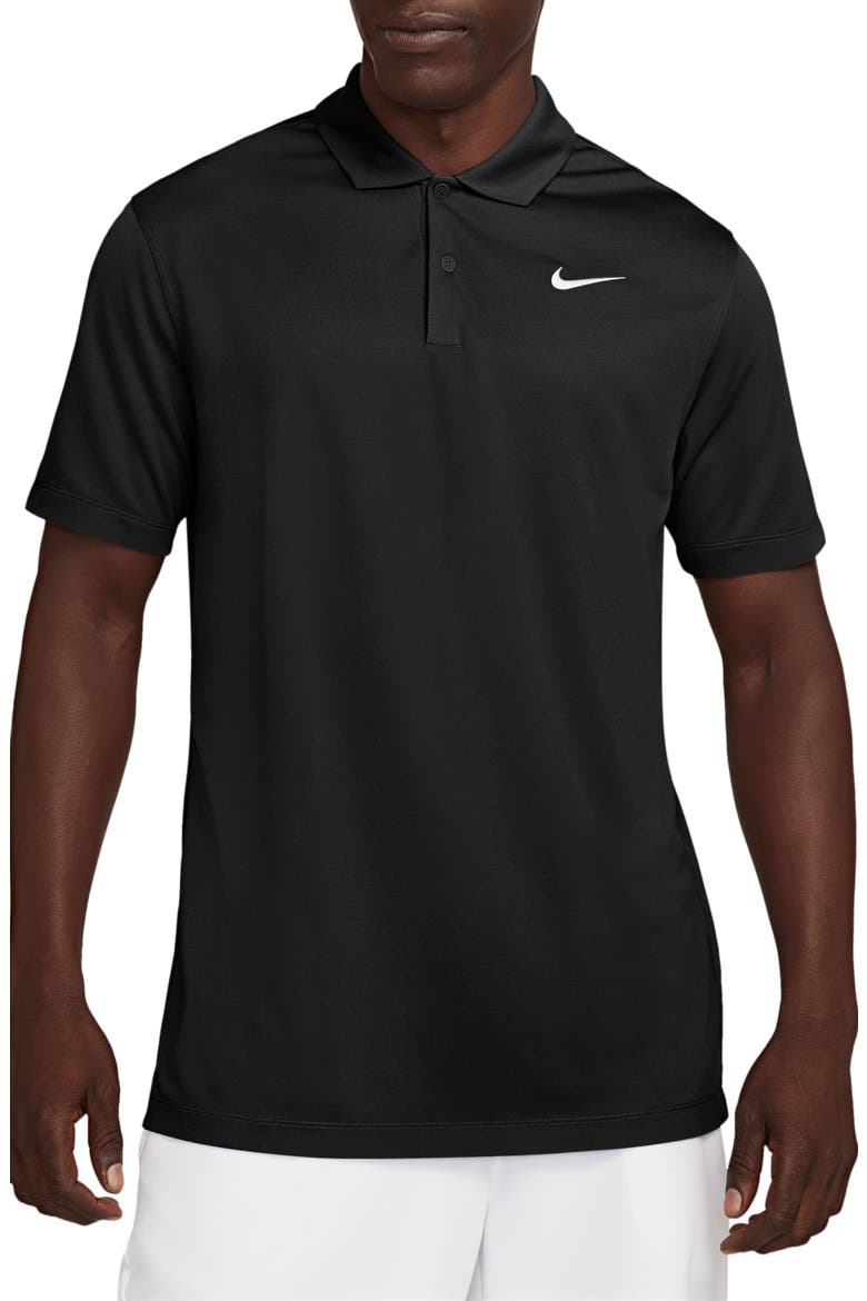 Core Dri-FIT Polo, Main, color, BLACK/ WHITE