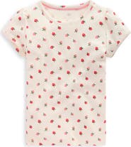 Mini Boden Kids' Pointelle Cotton T-Shirt