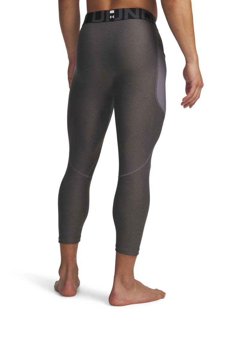 Under Armour HeatGear<sup>®</sup> 3/4 Leggings, Alternate, color, Carbon Heather