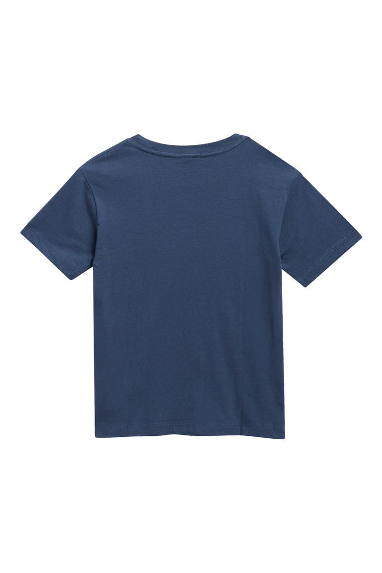 Kids' New York Bubble Embroidered Cotton T-Shirt, Alternate, color, NAVY