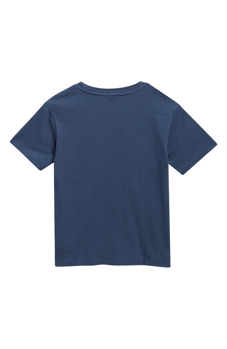 PacSun Kids' New York Bubble Embroidered Cotton T-Shirt, Alternate, color, Navy