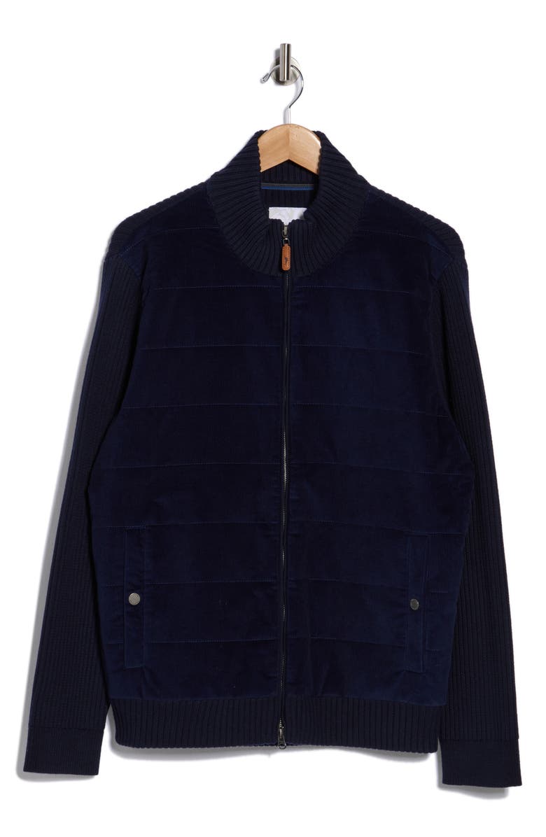Tommy Bahama Canyon Hybrid Sweater Jacket, Main, color, Ocean Deep