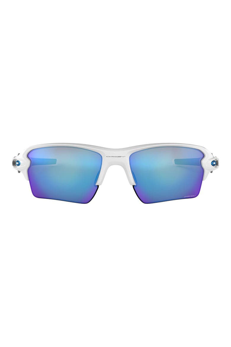 Flak 2.0 XL 59mm Polarized Sunglasses, Main, color, WHITE / BLUE