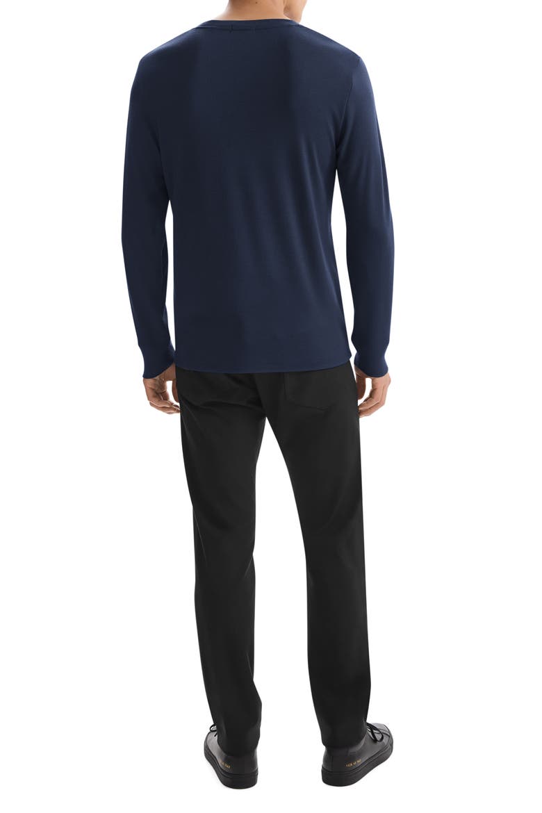 Essential Long Sleeve T-Shirt, Alternate, color, BALTIC - XHX