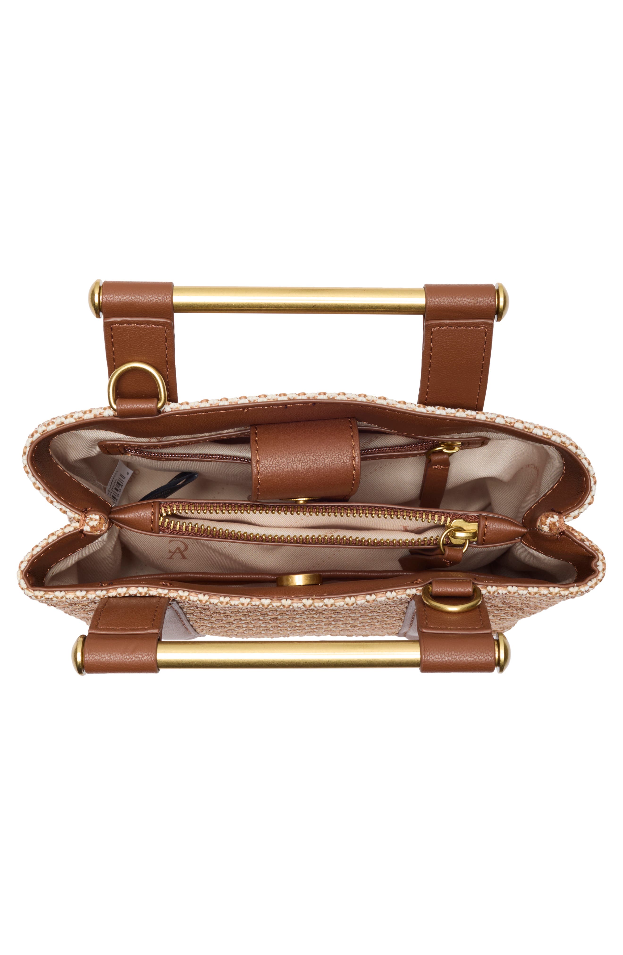 Vince Camuto Jayda Straw Top Handle Bag, Alternate, color, Natural