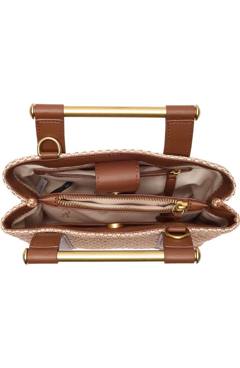 Vince Camuto Jayda Straw Top Handle Bag, Alternate, color, Natural