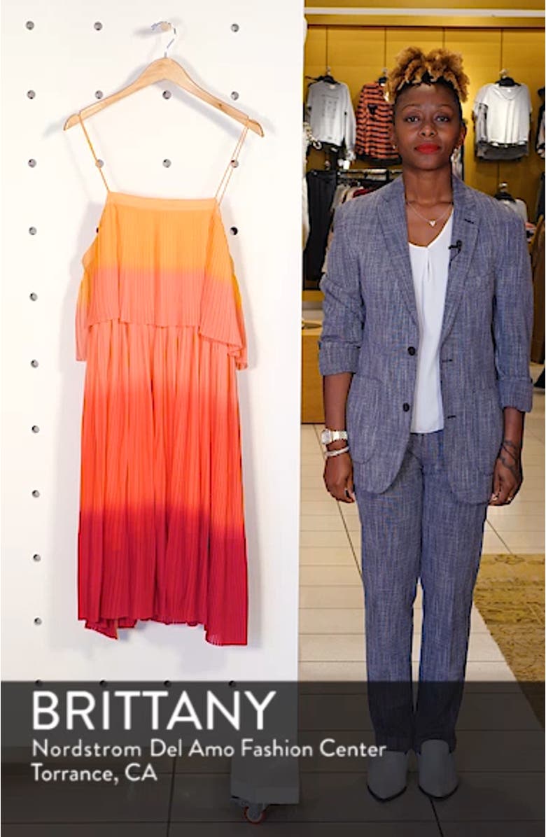 Pleated Midi Dress, sales video thumbnail