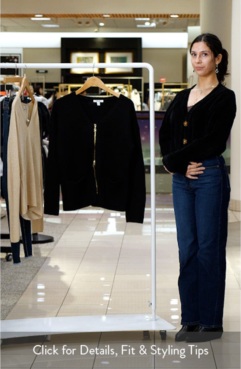 Zeena Two-Way Zip Cardigan, sales video thumbnail