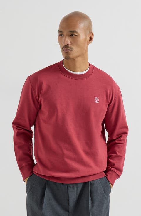 Cotton French terry sweatshirt