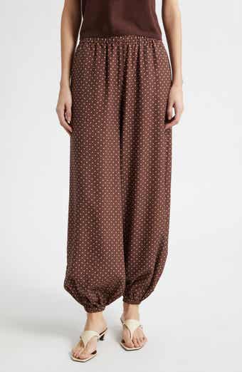 Evie Polka Dot Mid Rise Balloon Pants