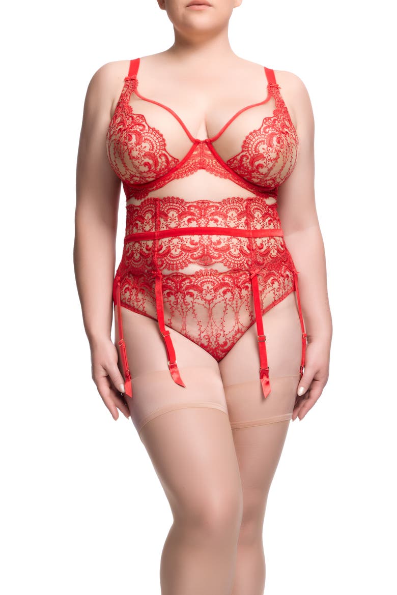 Nom de Plume Curve Underwire Bra, Alternate, color, FLAME