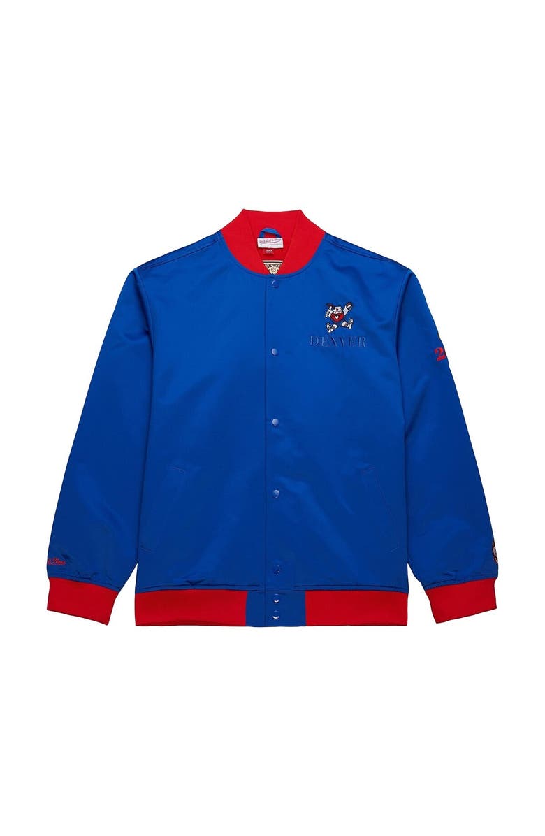 Mitchell & Ness Men's Mitchell & Ness Royal Denver Nuggets Hardwood Classics Team OG 3.0 Lightweight Satin Full-Snap Jacket, Alternate, color, Royal