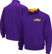 COLOSSEUM Men's Colosseum Purple LSU Tigers Big & Tall Tortugas Quarter-Zip Jacket