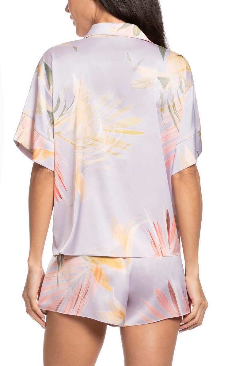 Midnight Bakery Satin Short Pajamas, Alternate, color, Purple