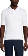 Lands' End School Uniform Short Sleeve Banded Bottom Polo Shirt