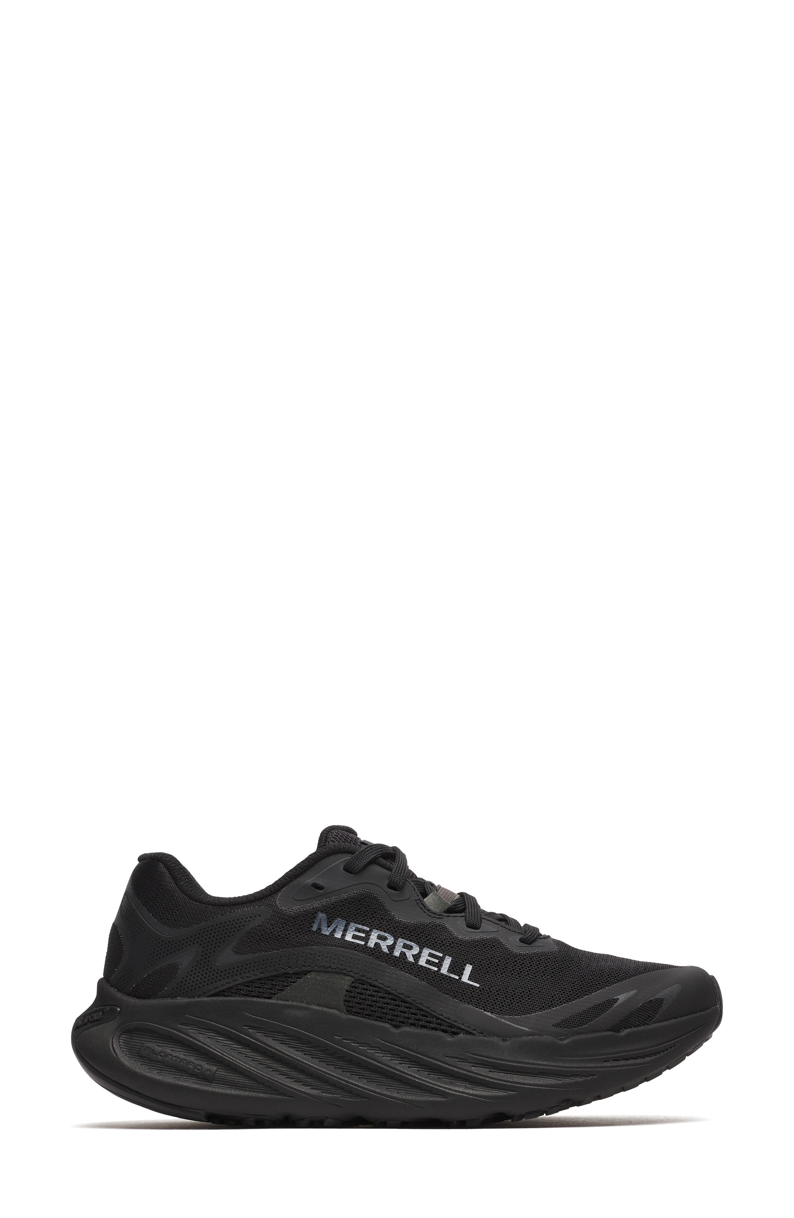 Merrell ProMorph Trail Running Shoe, Alternate, color, Black