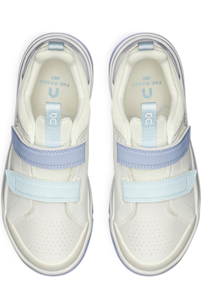 On Kids' The ROGER Sneaker, Alternate, color, Ivory/ Nimbus