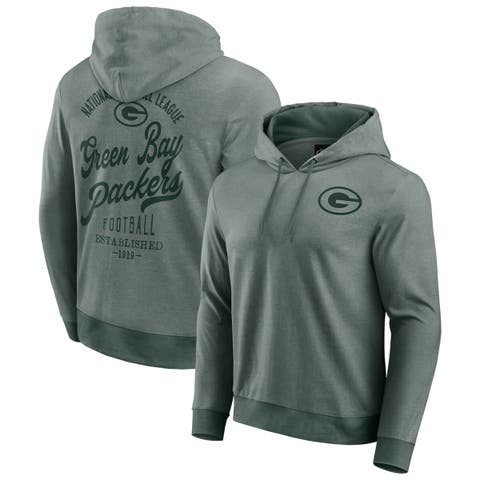 Men's Darius Rucker Collection by Fanatics Green Green Bay Packers Tonal Knit Pullover Hoodie