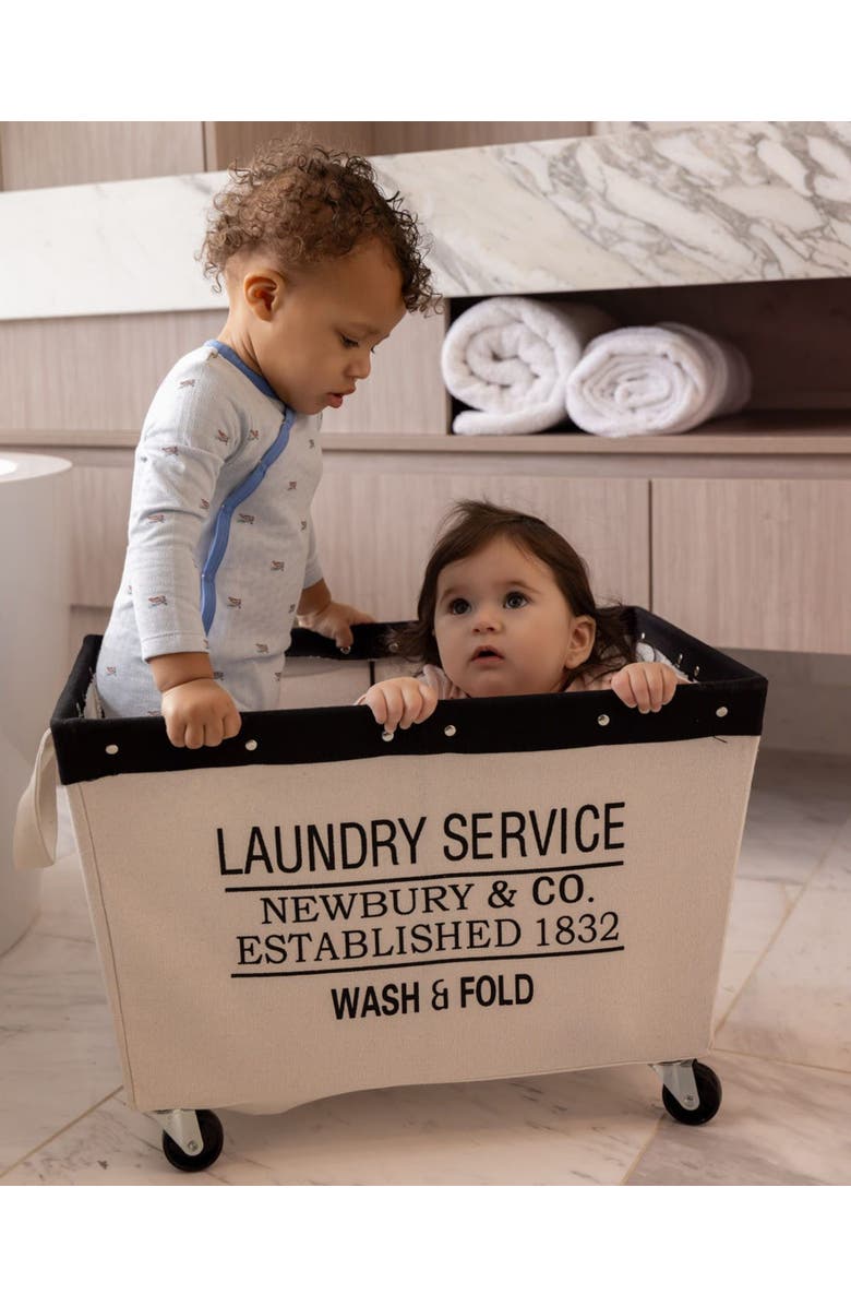 MiniMoi Row Your Boat Gently Pointelle Footie, Alternate, color, Blue