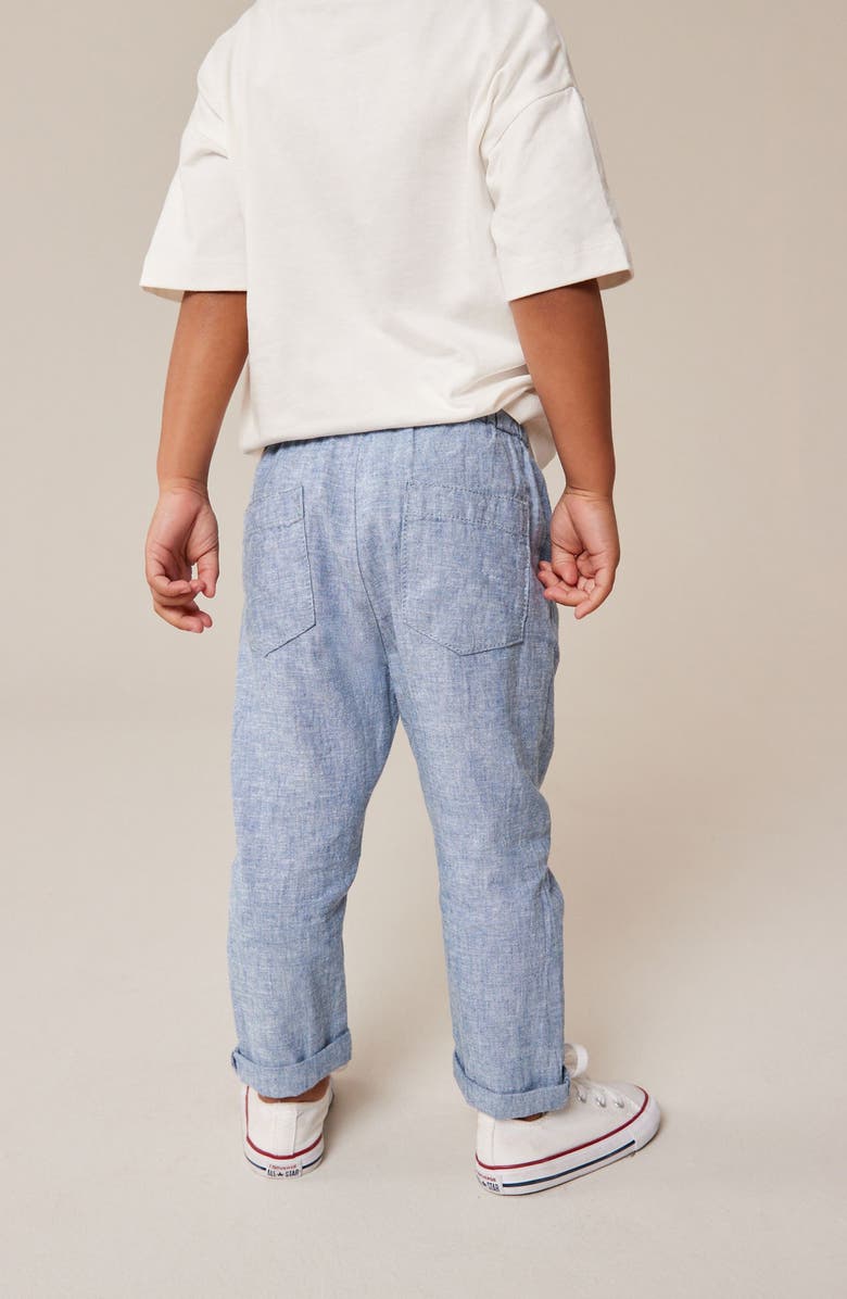 NEXT Kids' Drawstring Linen Blend Pants, Alternate, color, 