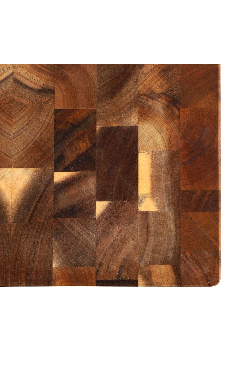 Megachef 13.75 Inch Square Thick Acacia Wood Serving Butcher Cutting Board, Alternate, color, Acacia