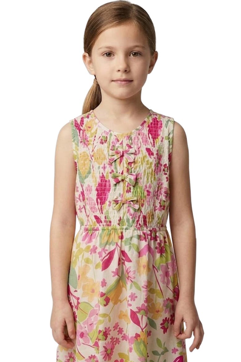 Kids' Floral Print Sleeveless Dress, Alternate, color, PINK