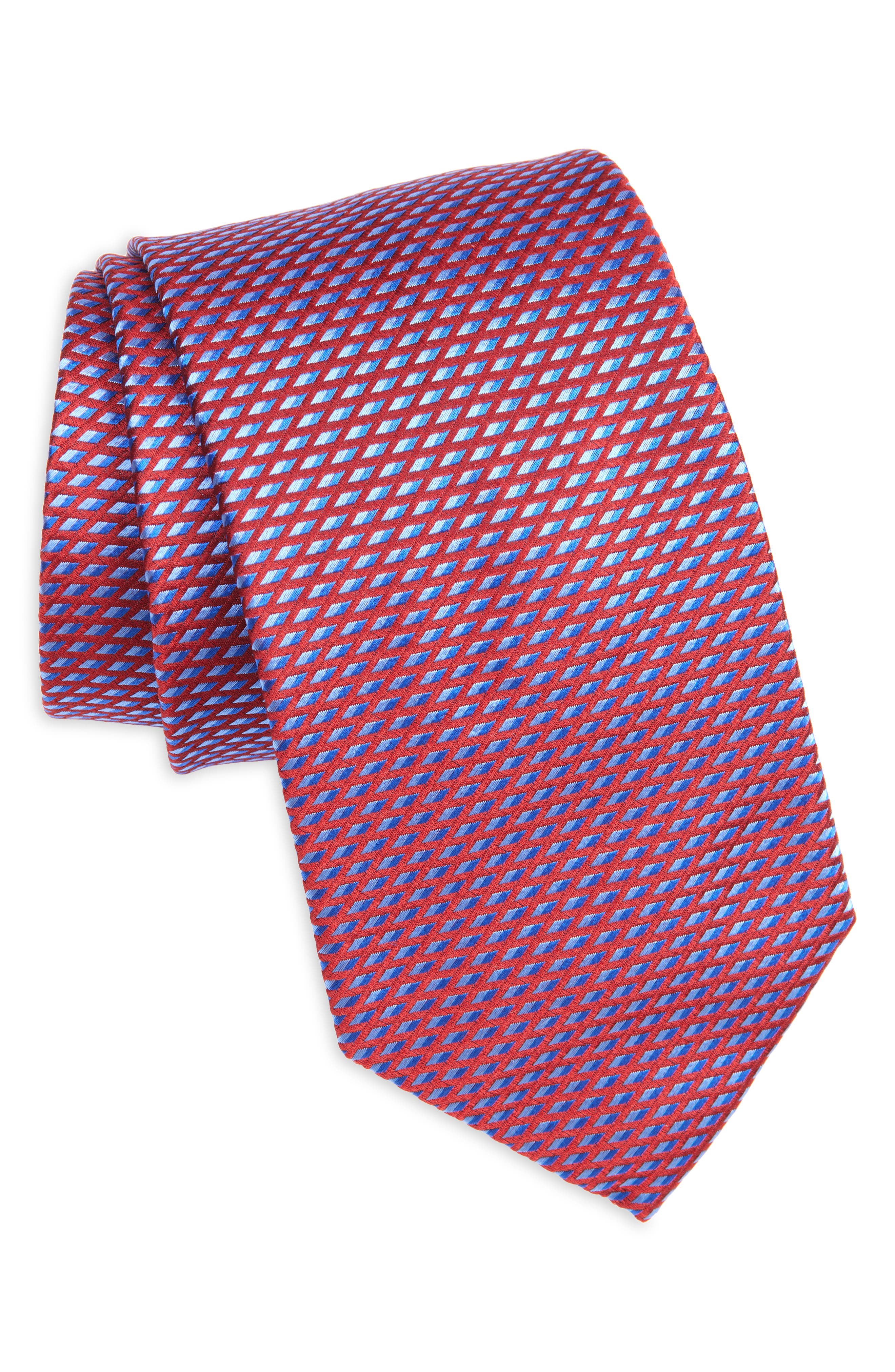 Eton Geometric Silk Tie
