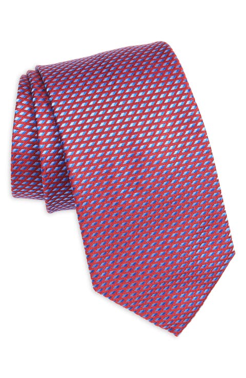 Geometric Silk Tie