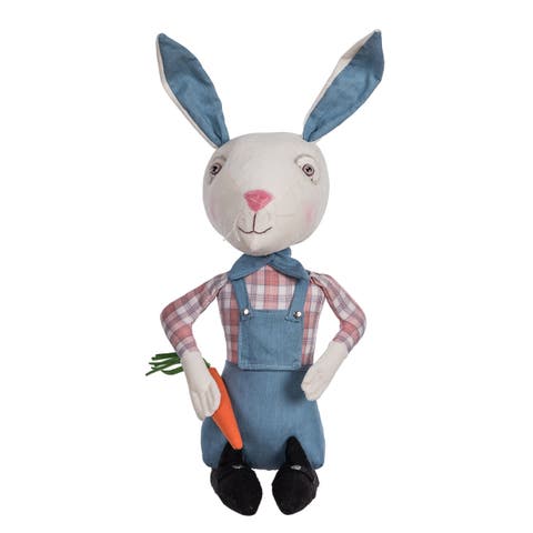 Brixton Bunny Spring Gathered Traditions Joe Spencer's Figurine Doll 19"