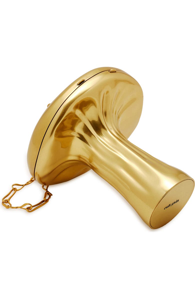 Cult Gaia Fungo Clutch, Alternate, color, Antique Brass