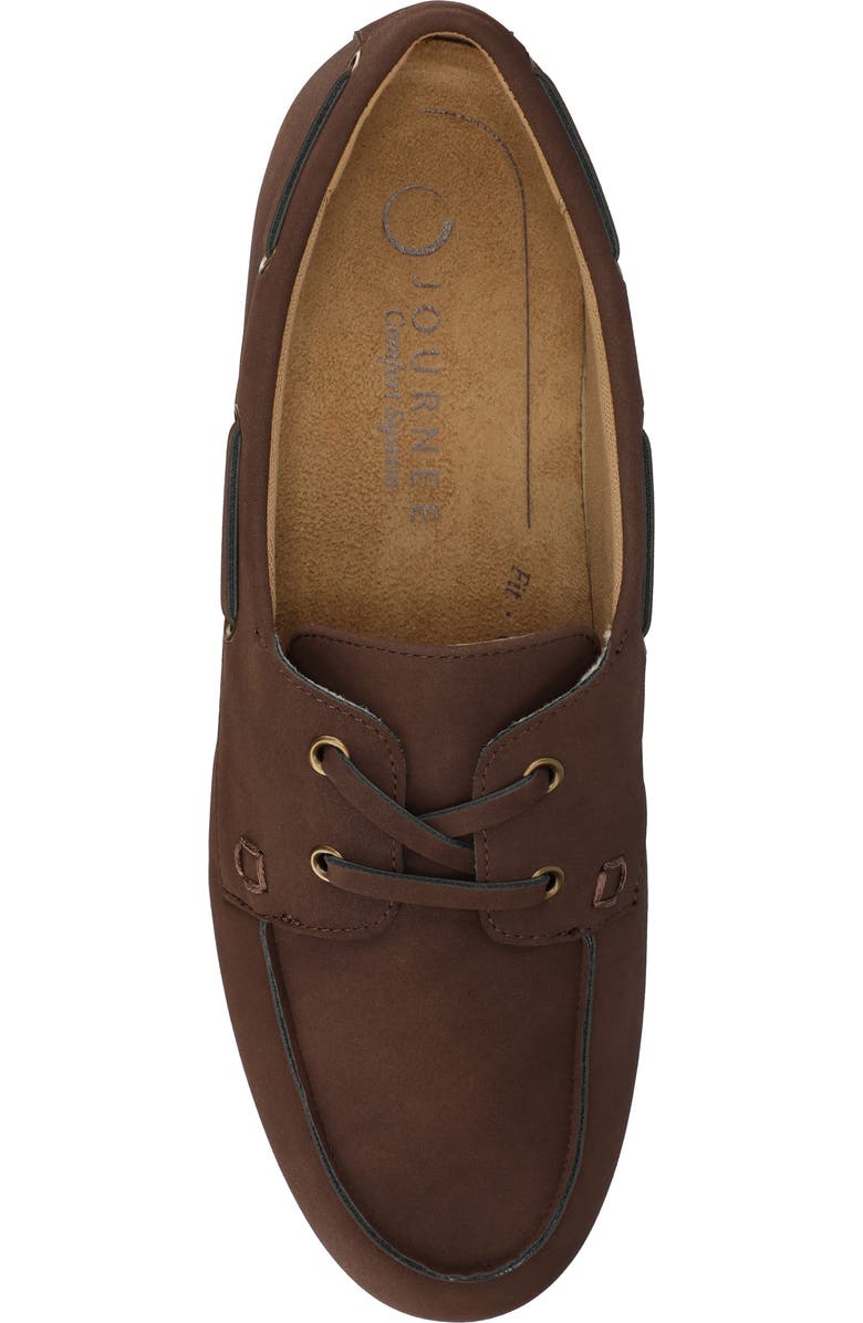 Journee Collection Naomi Loafer, Alternate, color, Chocolate