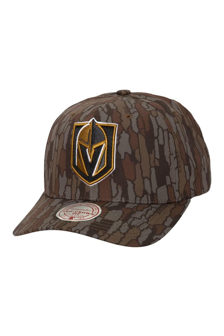 Men's Mitchell & Ness Camo Vegas Golden Knights Hidden Camo Pro Crown Adjustable Hat, Main, color, Camo