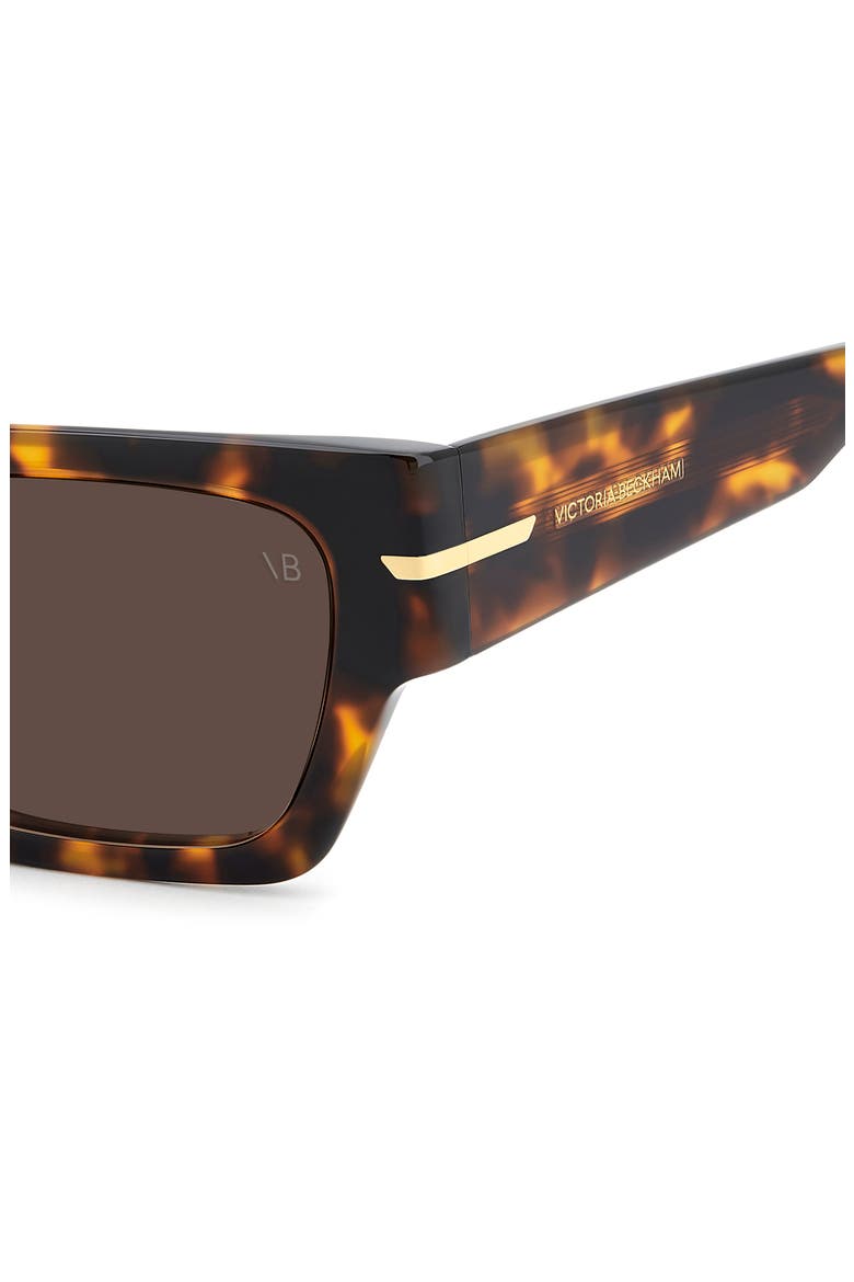 53mm Square Sunglasses, Alternate, color, BROWN HAVANA/ BROWN